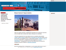 Tablet Screenshot of hypermedia.univ-paris8.fr