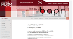 Desktop Screenshot of margaux.ipt.univ-paris8.fr