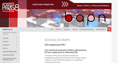 Desktop Screenshot of ipt.univ-paris8.fr
