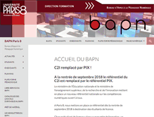 Tablet Screenshot of ipt.univ-paris8.fr
