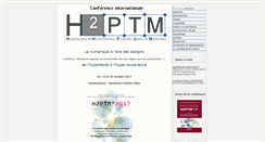 Desktop Screenshot of h2ptm.univ-paris8.fr